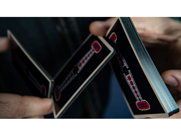 Gilded Vintage Feel Jerry's Nuggets (Black) Playing Cards