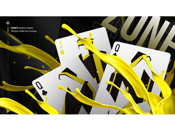 ZONE (Yellow) Playing Cards by Bocopo