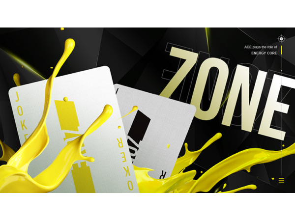 ZONE (Yellow) Playing Cards by Bocopo