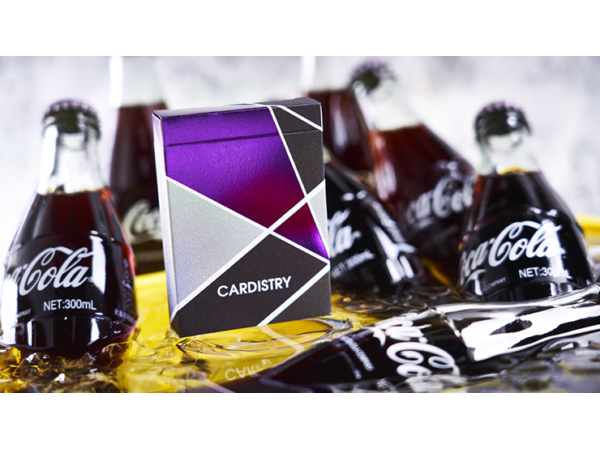 Purple Cardistry Playing Cards by BOCOPO