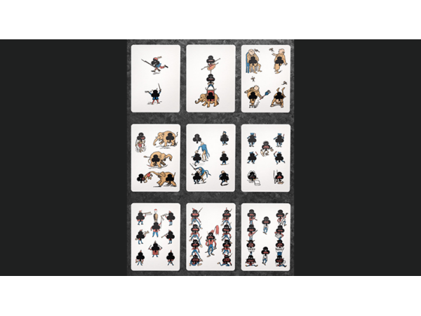 Eclipse Comic (Blue) Vintage Transformation Playing Cards