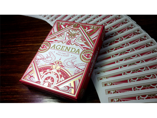 Agenda Red Premium Edition Playing Cards