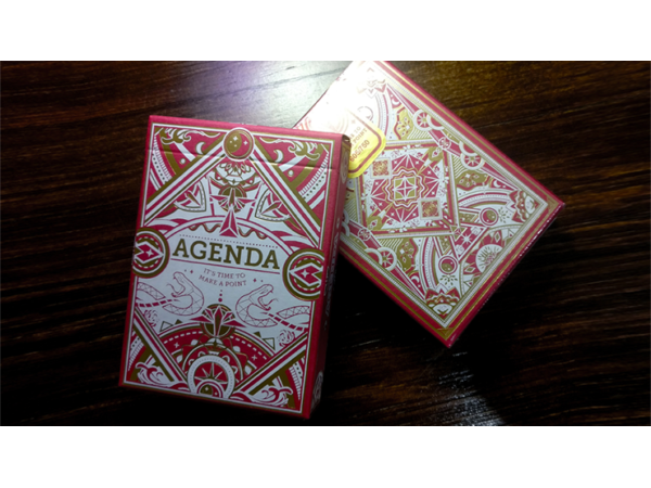 Agenda Red Premium Edition Playing Cards