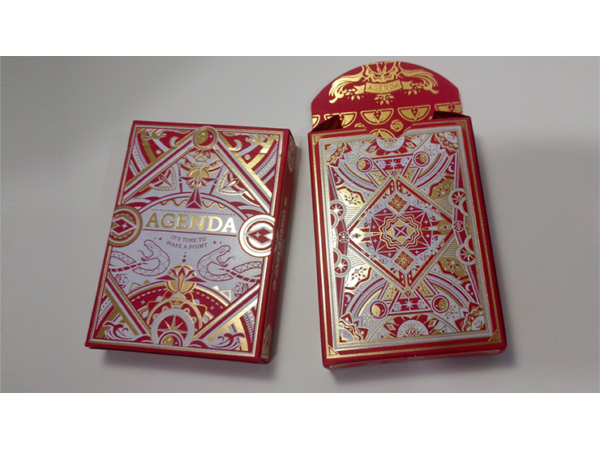 Agenda Red Premium Edition Playing Cards