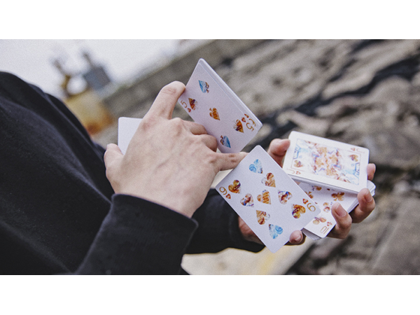 Fluid Art Orange (Standard Edition) Playing Cards