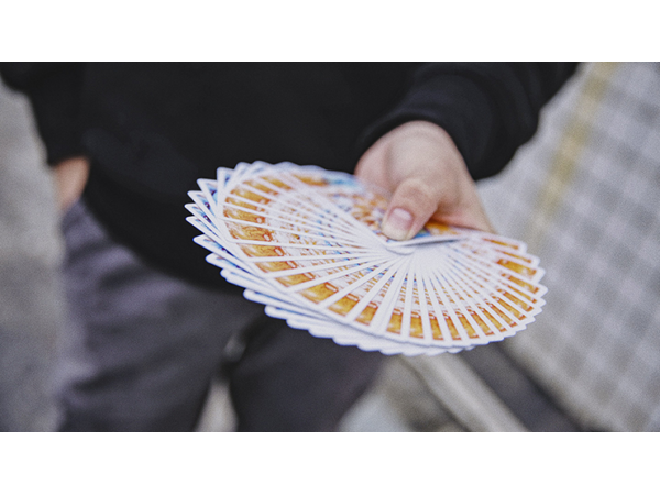 Fluid Art Orange (Standard Edition) Playing Cards