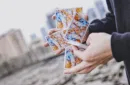 Fluid Art Orange (Standard Edition) Playing Cards – Image 3