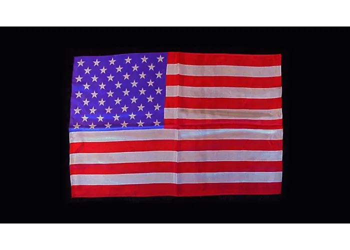 Rice Silk 12" x 18" (American Flag) by Silk King Studios - Trick