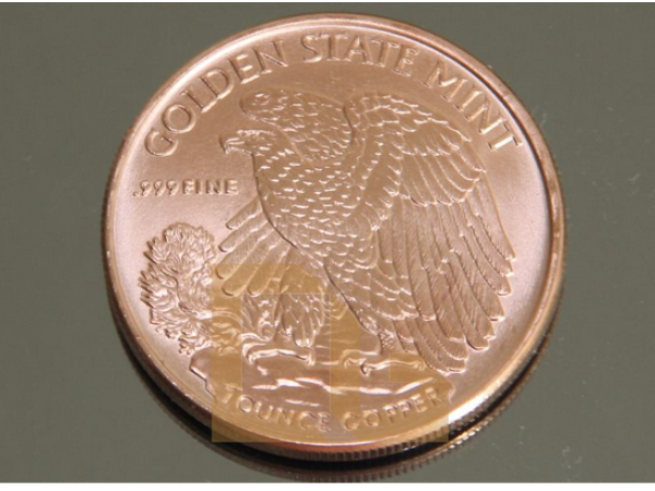 KUPFER MÜNZE - WALKING LIBERTY Eagle Adler Copper Coin