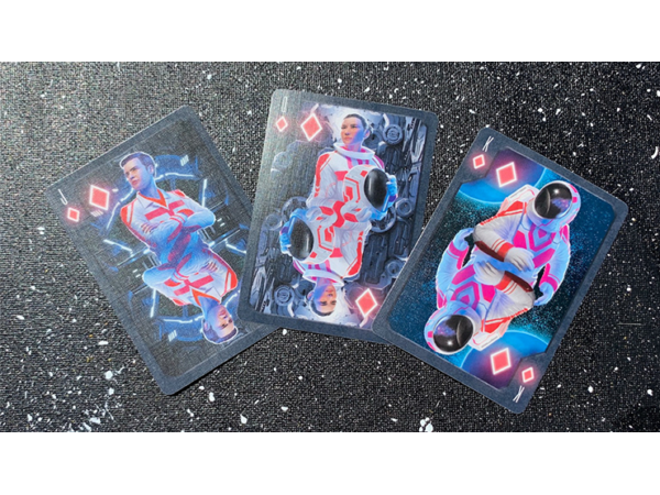 Gilded Bicycle Astronaut Playing Cards
