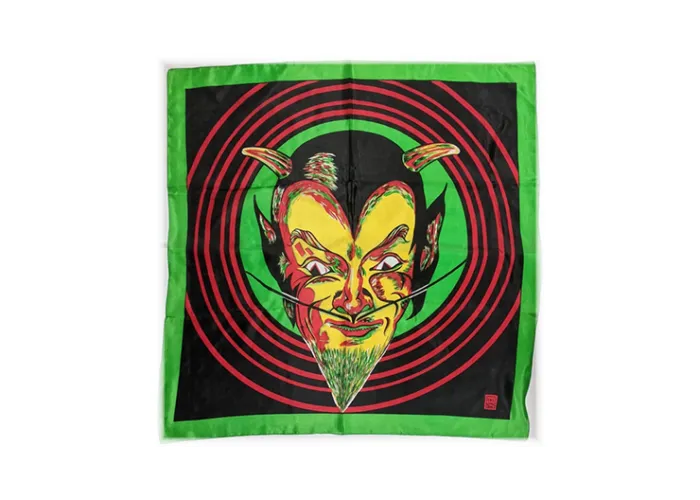 Rice Picture Silk 27" (Devil) by Silk King Studios - Seidentuch