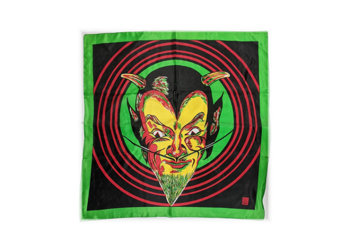 Rice Picture Silk 27" (Devil) by Silk King Studios - Seidentuch