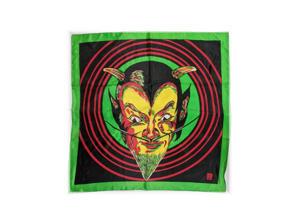 Rice Picture Silk 27" (Devil) by Silk King Studios - Seidentuch