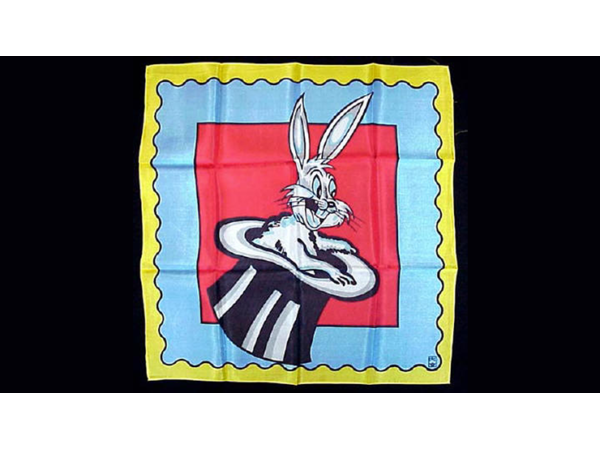 Rice Picture Silk 18" (Rabbit in Hat) by Silk King Studios - seidentuch