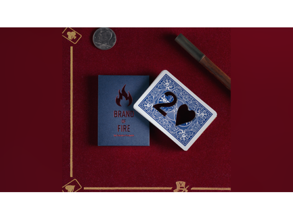 BRAND OF FIRE / BLUE(Gimmicks and Online Instructions) by Federico Poeymiro