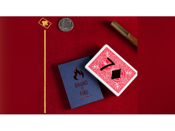BRAND OF FIRE / RED (Gimmicks and Online Instructions) by Federico Poeymiro