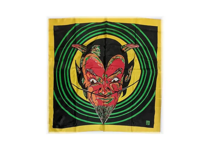 Rice Picture Silk 18" (Devil) by Silk King Studios - Seidentuch