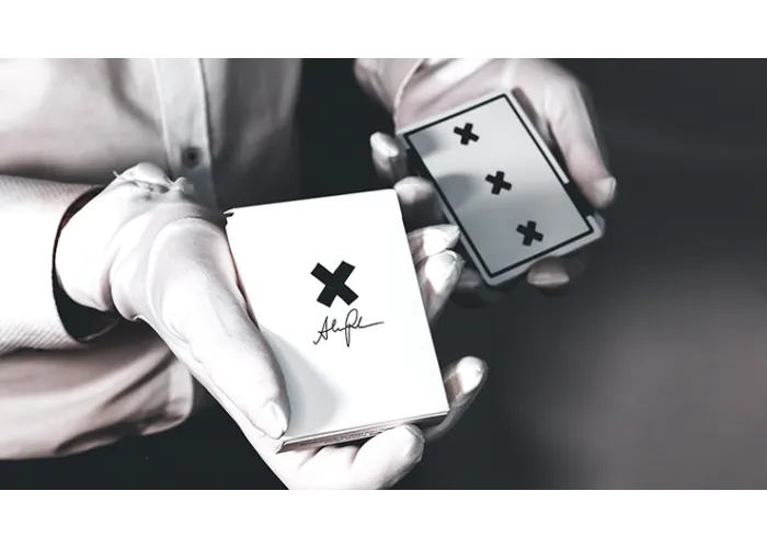 X Deck (White) Signature Edition Playing Cards by Alex Pandrea
