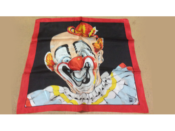 Rice Picture Silk 18" (Circus Clown) by Silk King Studios - Seidentuch