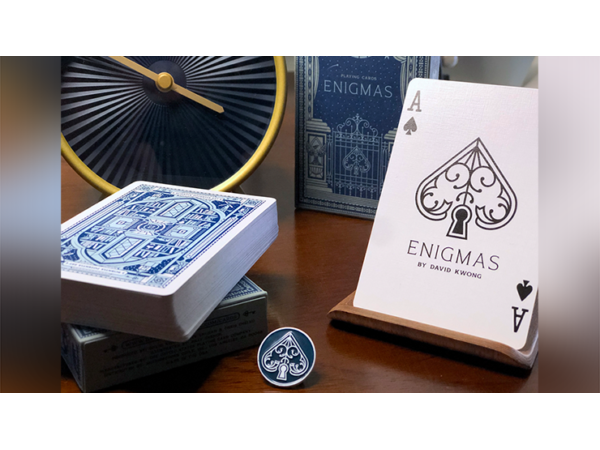 ENIGMAS Puzzle Hunt (Blue) Playing Cards