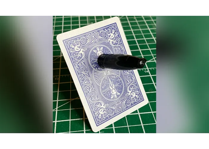 Sharpie Thru Card (Bicycle Blue) by The Hanrahan Gaff Company