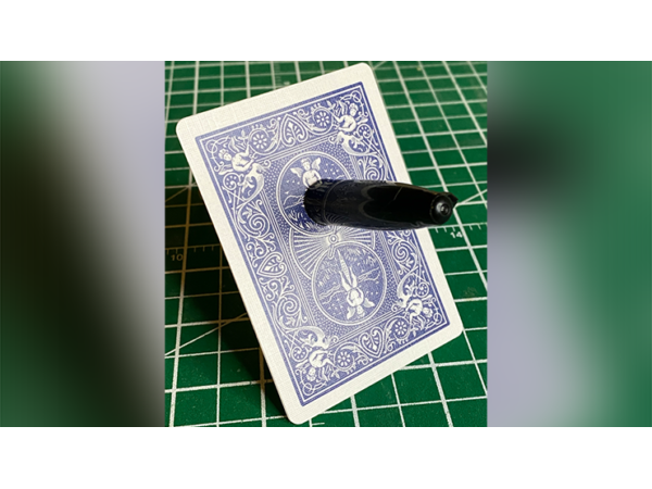 Sharpie Thru Card (Bicycle Blue) by The Hanrahan Gaff Company