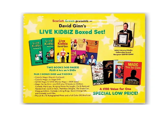 LIVE KIDBIZ BOXED SET by David Ginn - Book