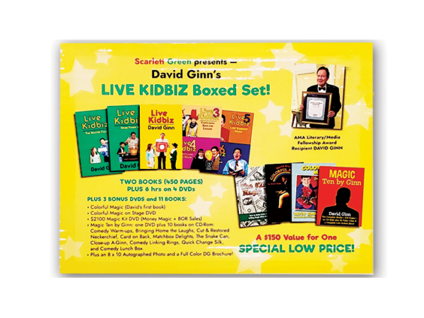 LIVE KIDBIZ BOXED SET by David Ginn - Book
