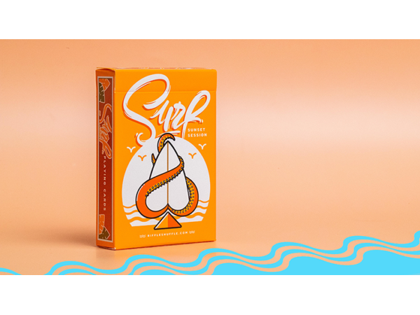 Surfboard V2 Playing Cards by Riffle Shuffle