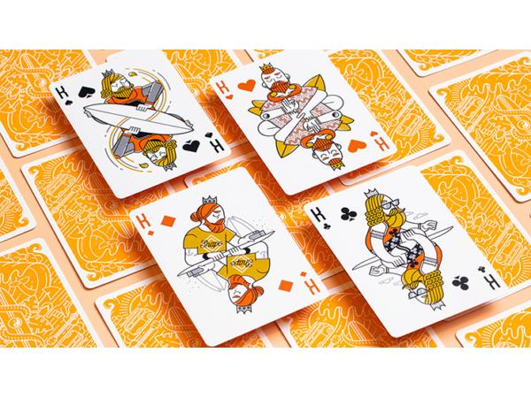Surfboard V2 Playing Cards by Riffle Shuffle