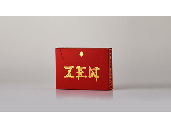 Royal Zen (RED/GOLD) Playing Cards by Expert Playing Cards
