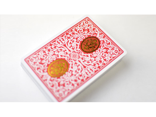 Royal Zen (RED/GOLD) Playing Cards by Expert Playing Cards