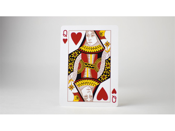 Royal Zen (RED/GOLD) Playing Cards by Expert Playing Cards
