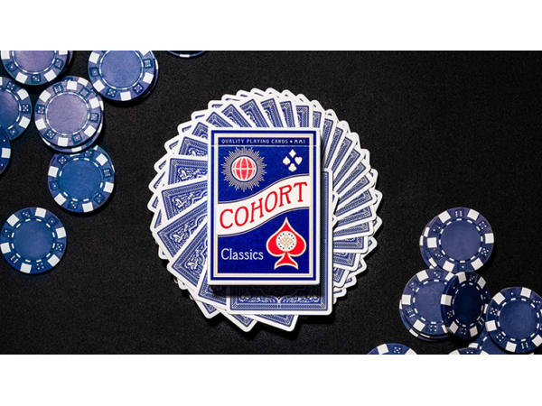 Blue Cohorts (Luxury-pressed E7) Playing Cards