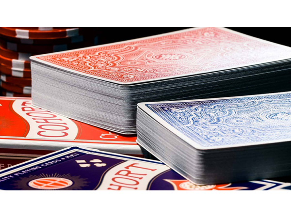 Blue Cohorts (Luxury-pressed E7) Playing Cards