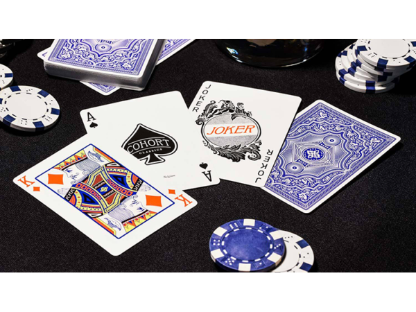 Blue Cohorts (Luxury-pressed E7) Playing Cards