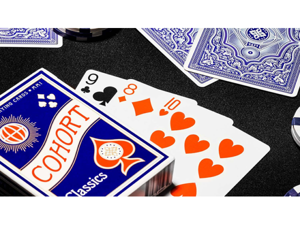 Blue Cohorts (Luxury-pressed E7) Playing Cards