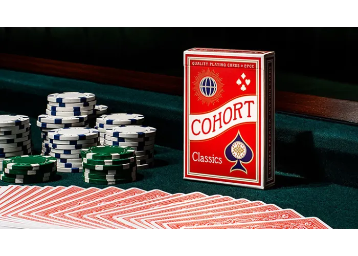 Red V2 Cohorts (Luxury-pressed E7) Playing Cards