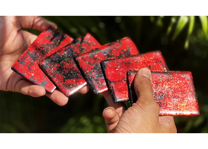 Stardust - Retro Trainers (Red Flake) by Magic Encarta