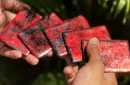 Stardust - Retro Trainers (Red Flake) by Magic Encarta – Image 1