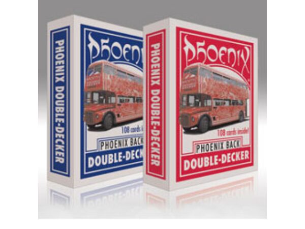 Phoenix Double Decker index large1x red + 1x blau Manipulationskarten