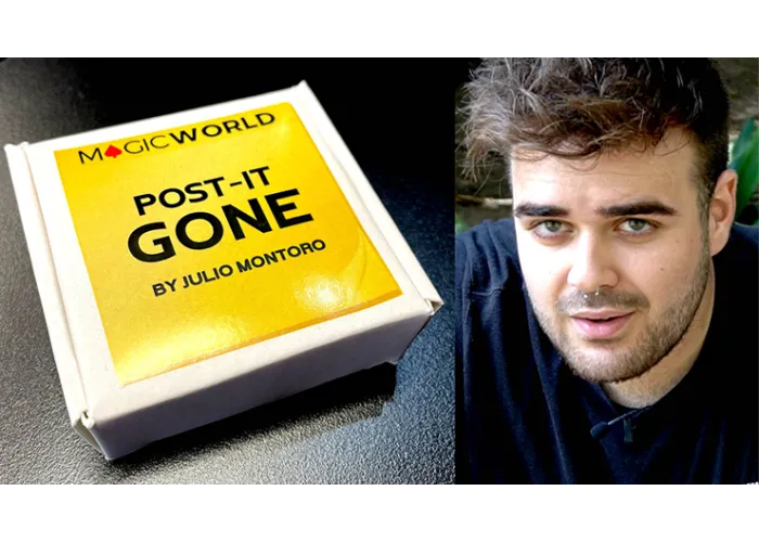 POST IT GONE (Gimmicks and Online Instructions) by Julio Montoro  and MagicWorld