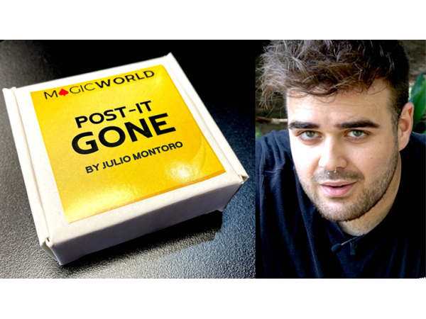 POST IT GONE (Gimmicks and Online Instructions) by Julio Montoro  and MagicWorld