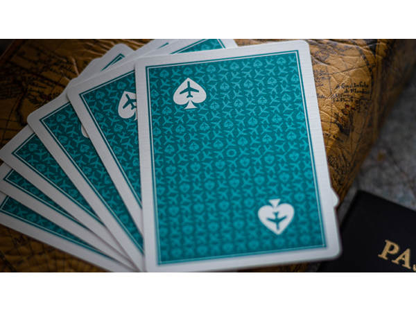 Lounge Edition in Terminal Teal by Jetsetter Playing Cards