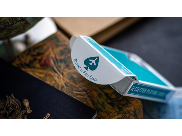 Lounge Edition in Terminal Teal by Jetsetter Playing Cards