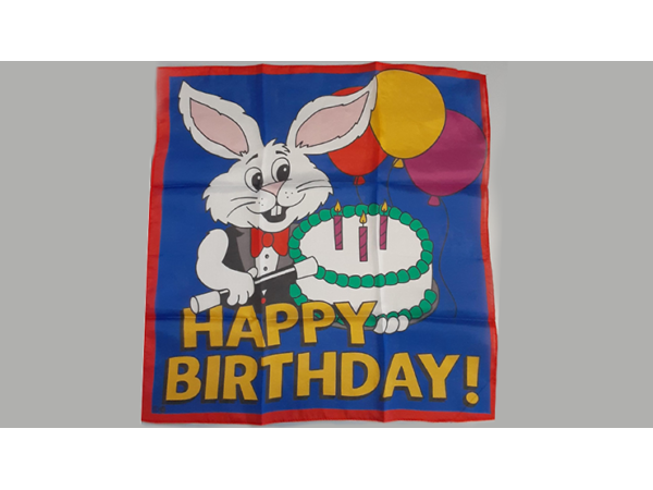 Happy Birthday Silk (36 in) by Ginn and Goshman