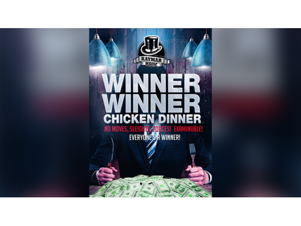WINNER WINNER CHICKEN DINNER (Gimmicks and Online Instructions) by Kaymar Magic
