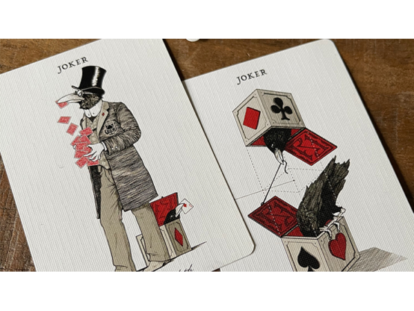 RAVN IIII (Red) Playing Cards Designed by Stockholm17