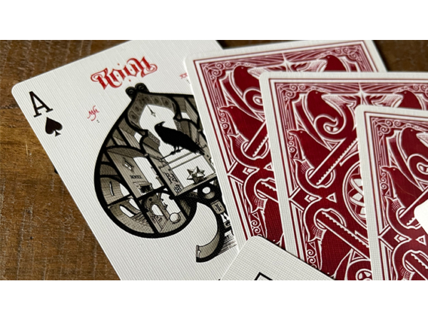 RAVN IIII (Red) Playing Cards Designed by Stockholm17
