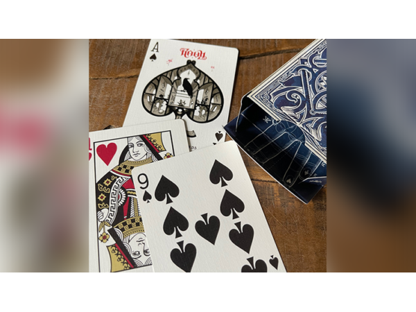 RAVN IIII (Blue) Playing Cards Designed by Stockholm17